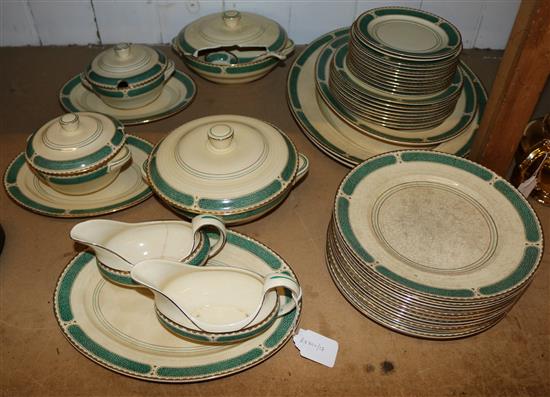 Ribstone Ware Dinner service.   Made by Booths Ltd    Pattern no. 5300